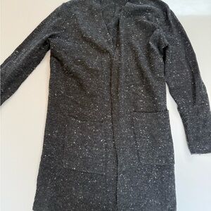 Madewell Charcoal Speckled Cardigan